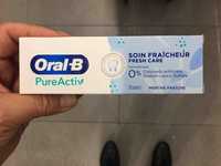 ORAL-B - PureActiv - Dentifrice menthe fraîche