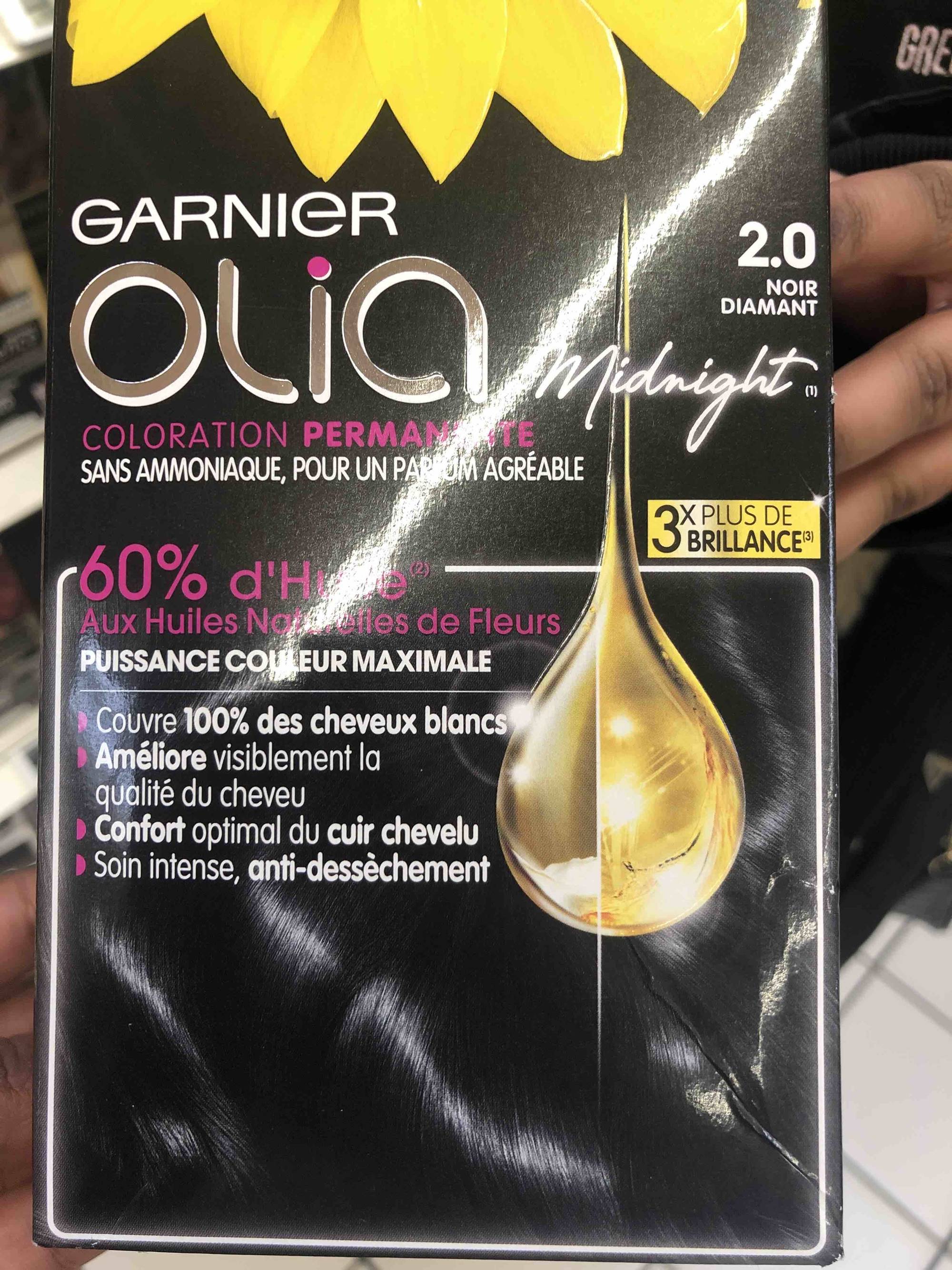 GARNIER - Olia midnight - Coloration permanente - 2.0 noir diamant