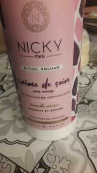 NICKY - Rituel volume - Crème de soin 