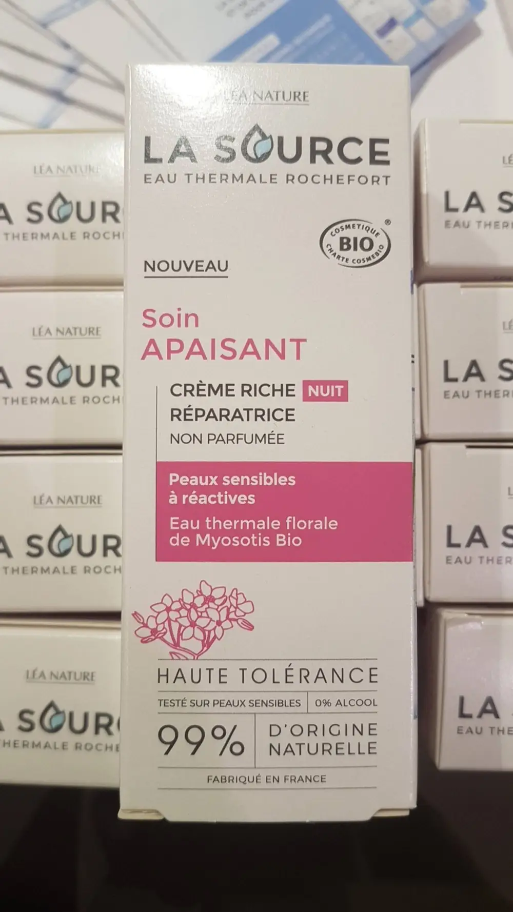 LA SOURCE EAU THERMALE ROCHEFORT - Soin apaisant - Crème riche réparatrice nuit