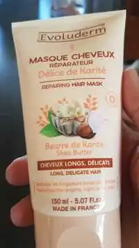 EVOLUDERM - Délice de karité - Masque cheveux réparateur