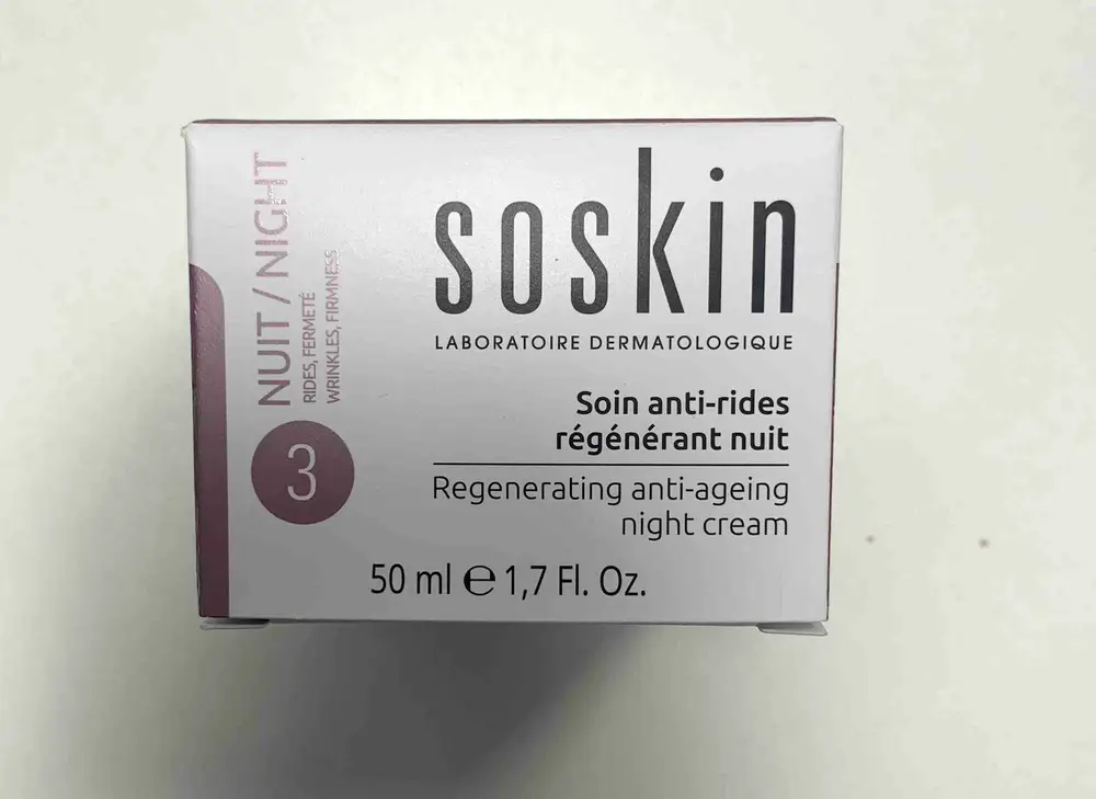 SOSKIN - Soin anti-rides régénérant nuit