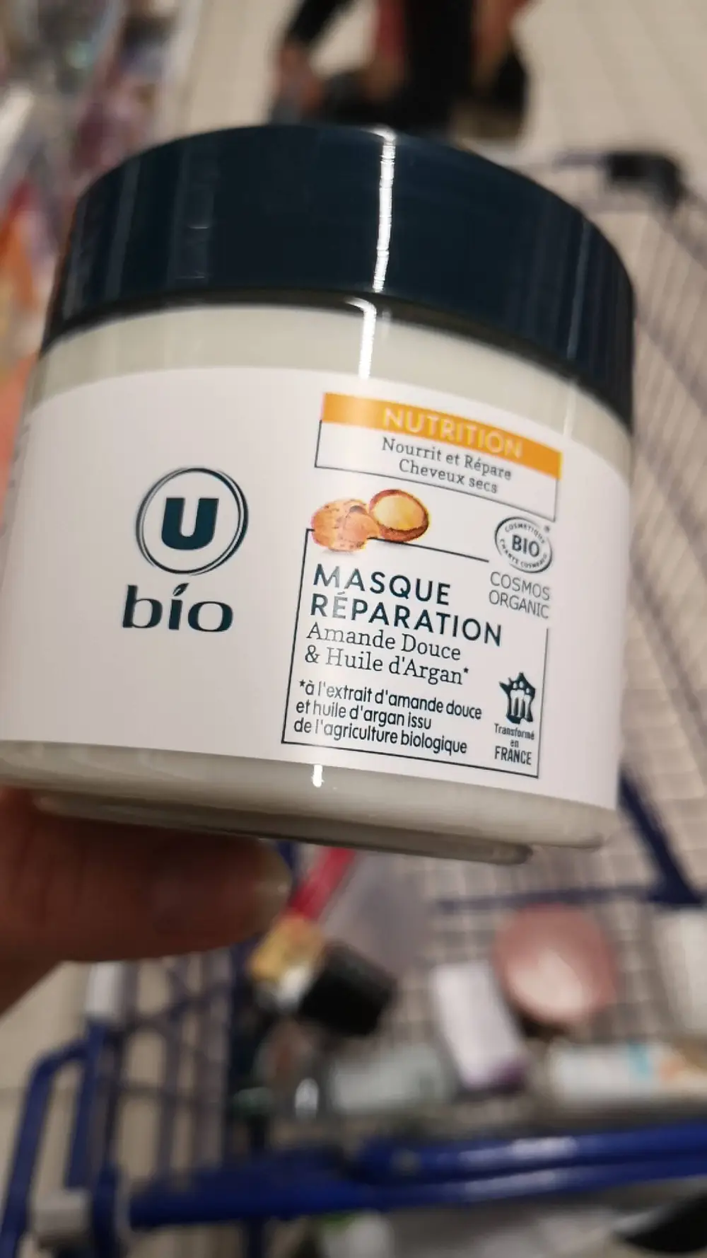 U BIO - Masque réparation amande douche & huile d'argan