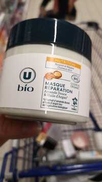 U BIO - Masque réparation amande douche & huile d'argan