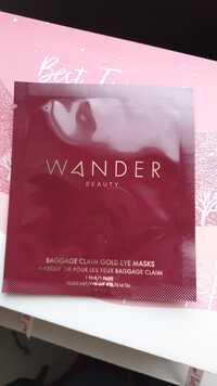 WANDER - Masque or pour les yeux baggage claim