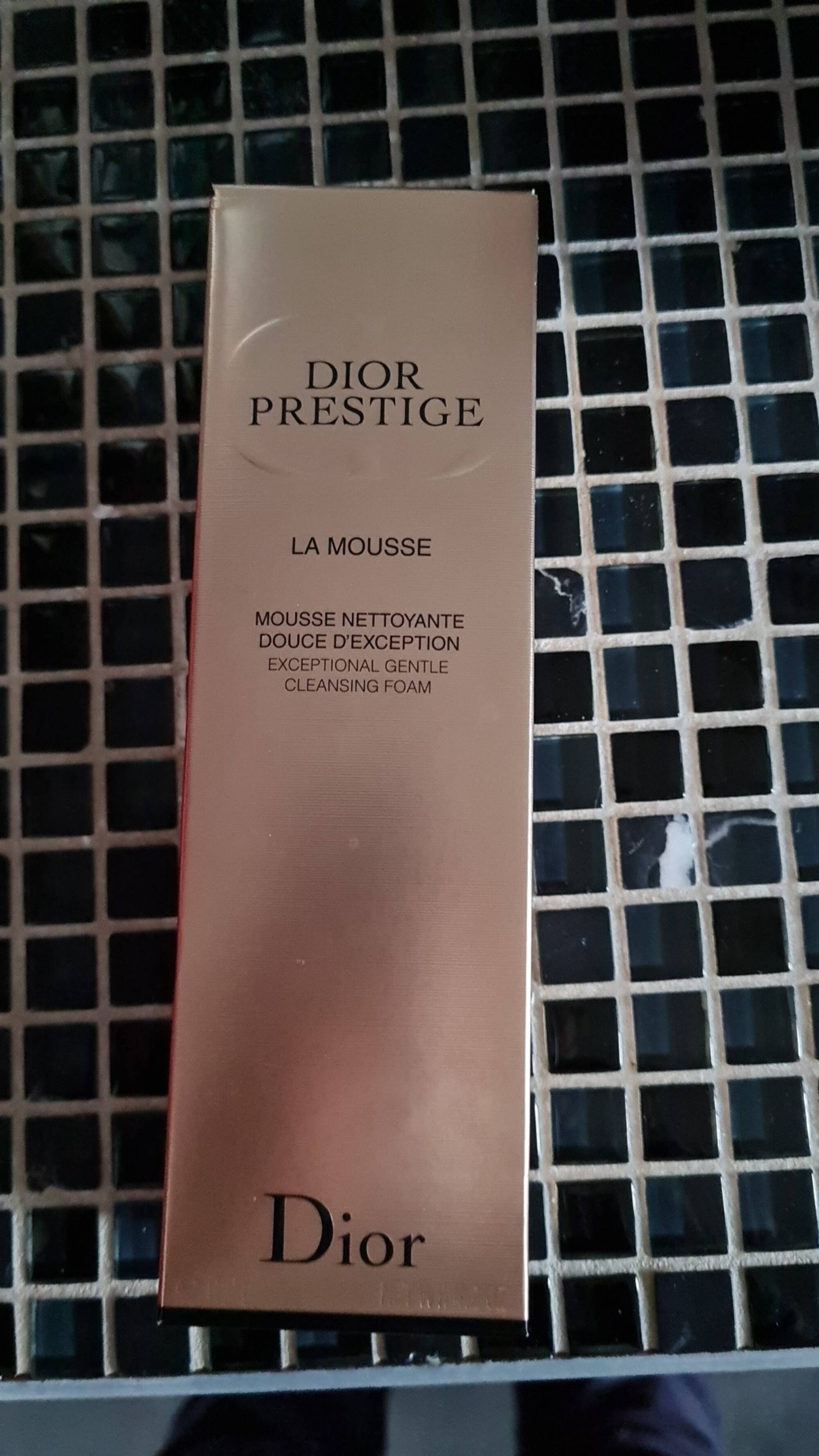 DIOR - Dior prestige - Mousse nettoyante douce d'exception