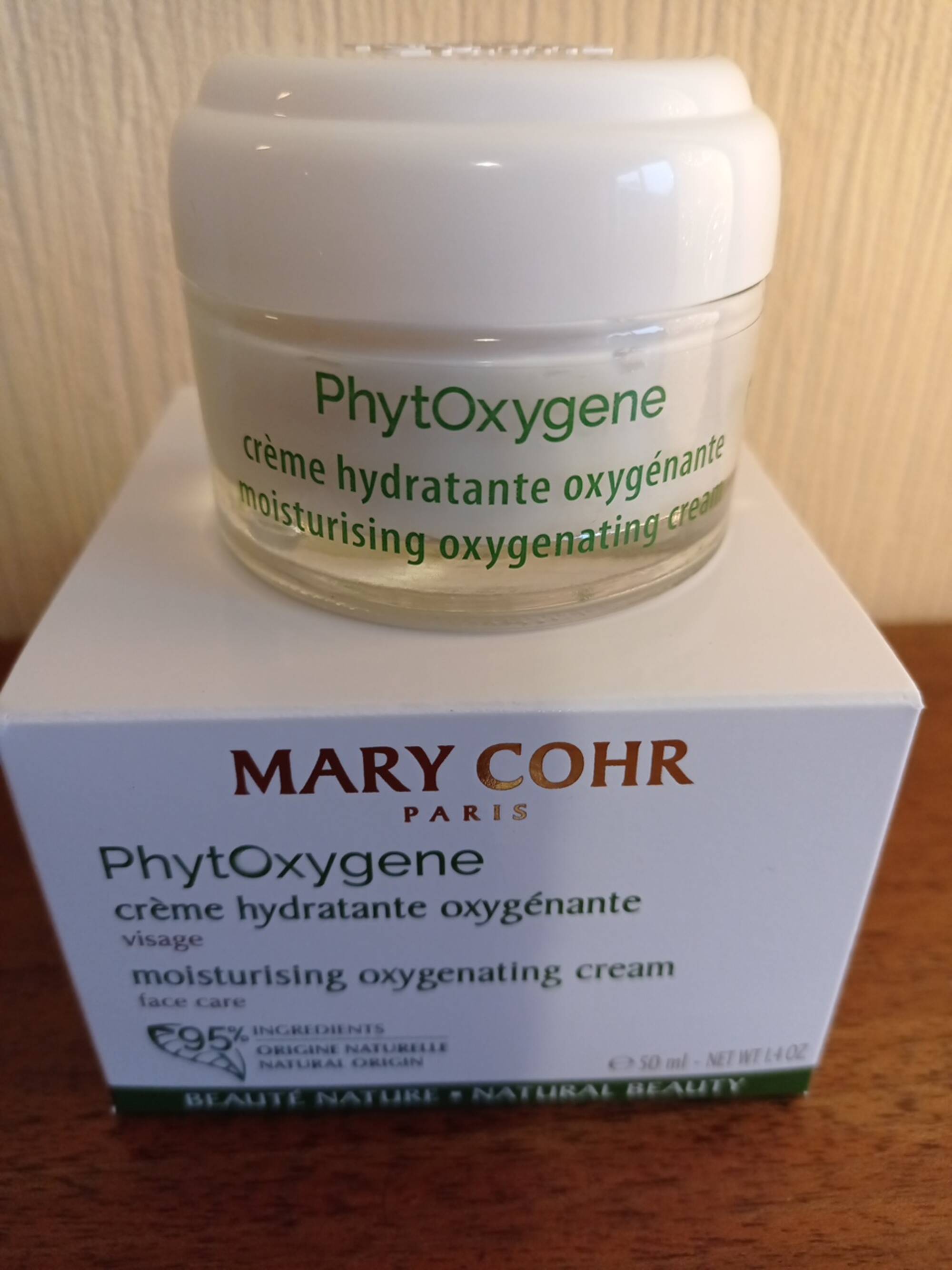 MARY COHR - Phytoxygene - Crème hydratante oxygénante