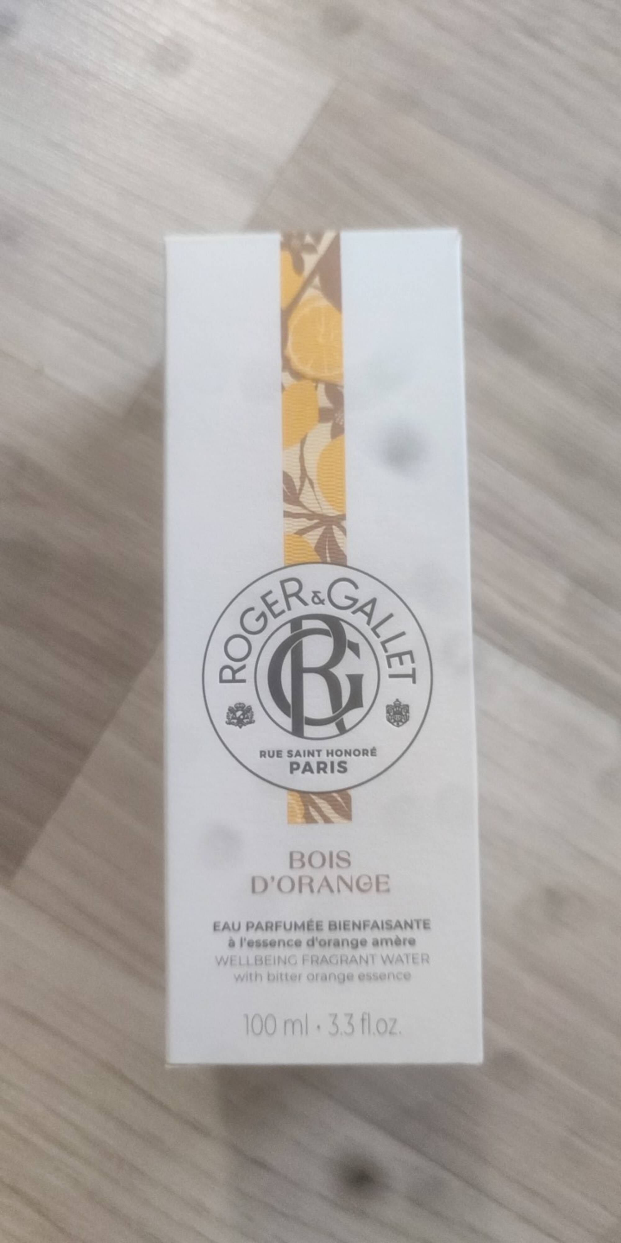 ROGER & GALLET - Bois d'orange - Eau parfumée bienfaisante