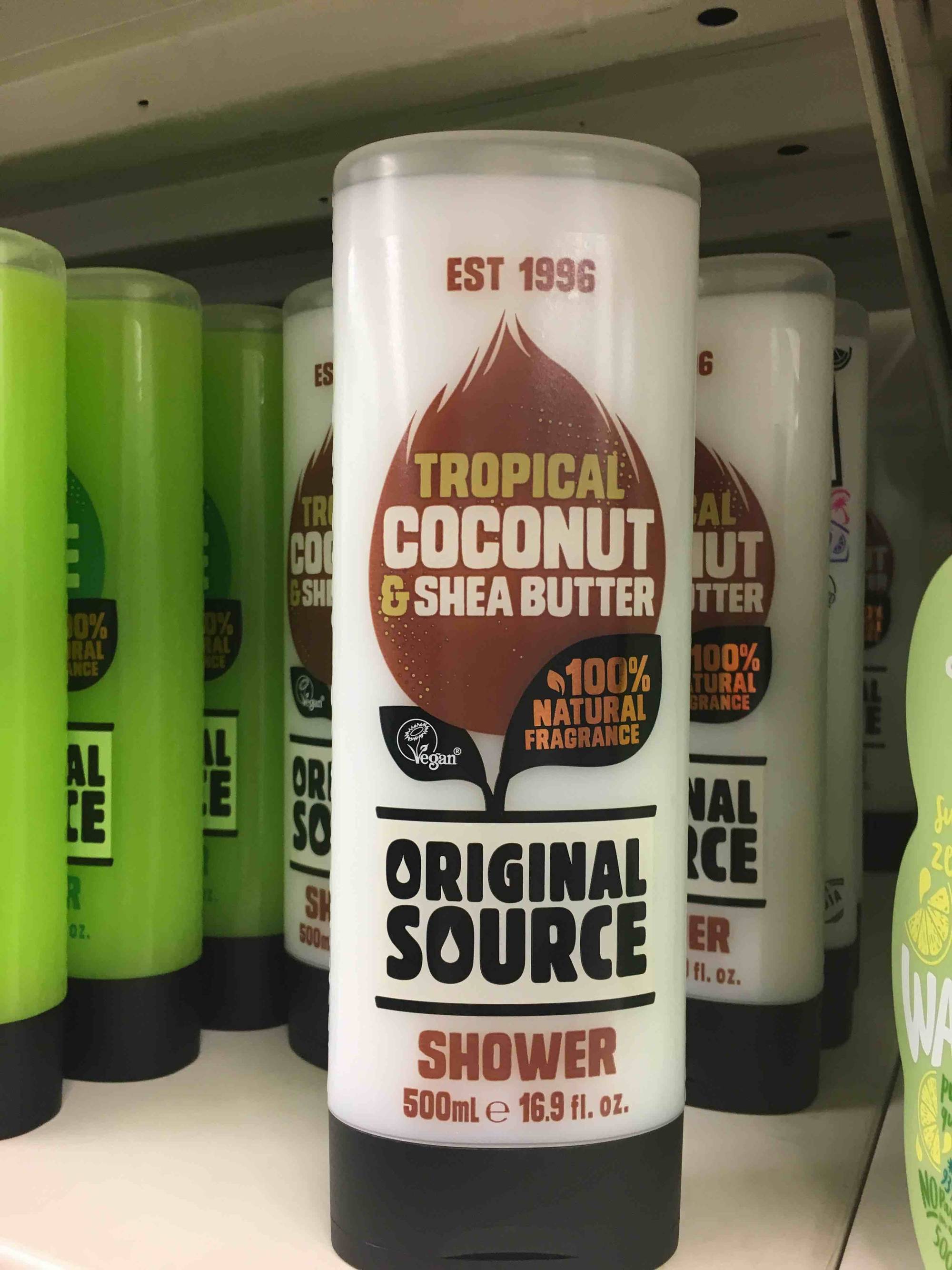 ORIGINAL SOURCE - Tropical coconut & shea butter - Shower