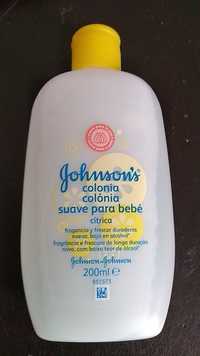 JOHNSON'S - Colonia suave para bébé