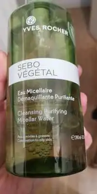 YVES ROCHER - Sebo végétal - Eau micellaire démaquillante purifiante