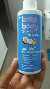 LOTTA BODY - Love me - 5-n-1 Leave-in treatment coconut & shea oils