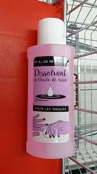 FLORIDE - Dissolvant à l'huile de ricin