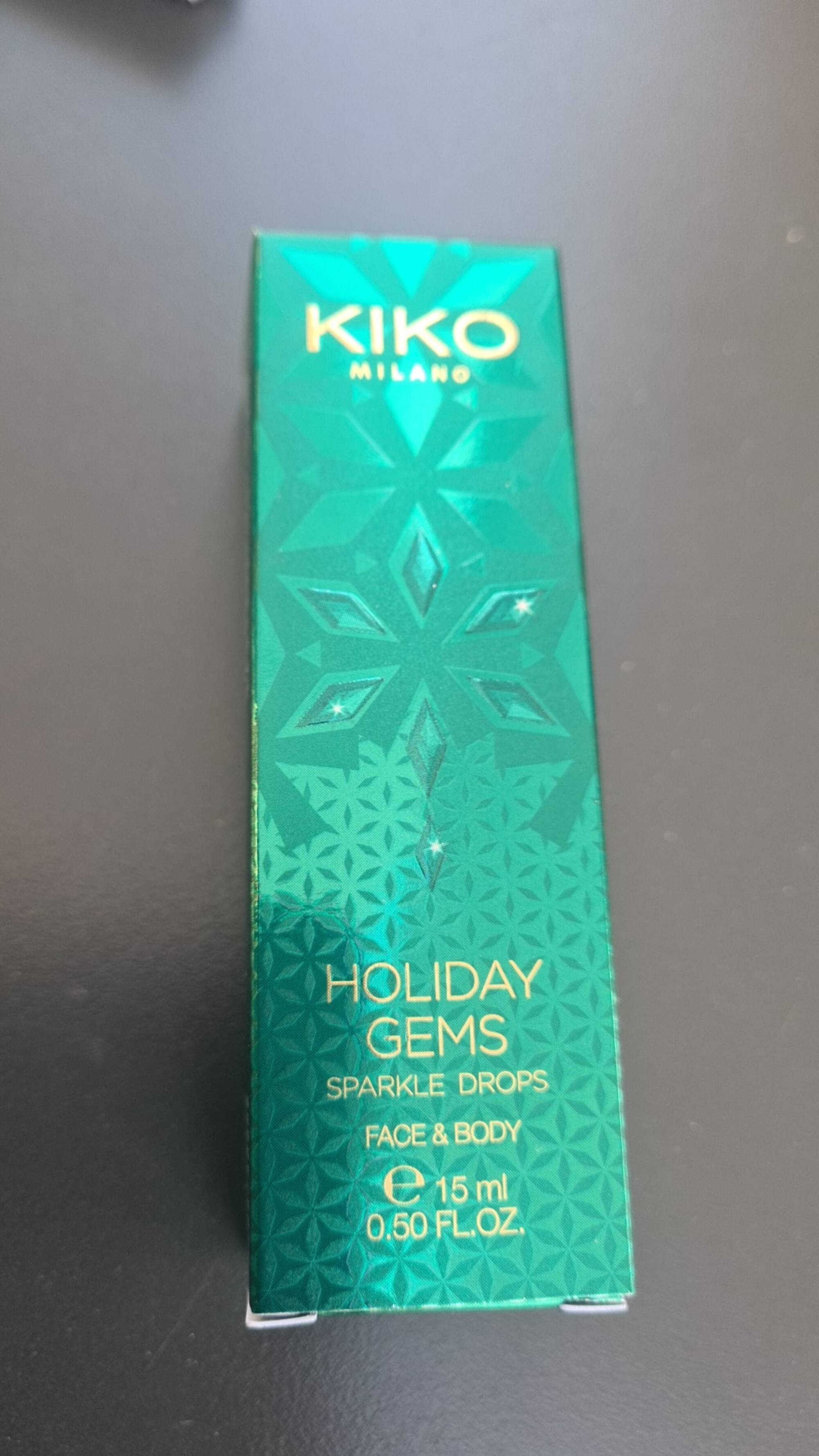 KIKO - Holiday gems - Sparkle drops face & body