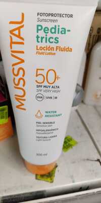 MUSSVITAL - Fotoprotector pediatrics - Fluid lotion SPF 50+ 