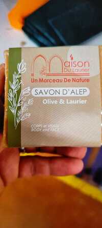 MAISON DU LAURIER - Olive & Laurier - Savon d'Alep