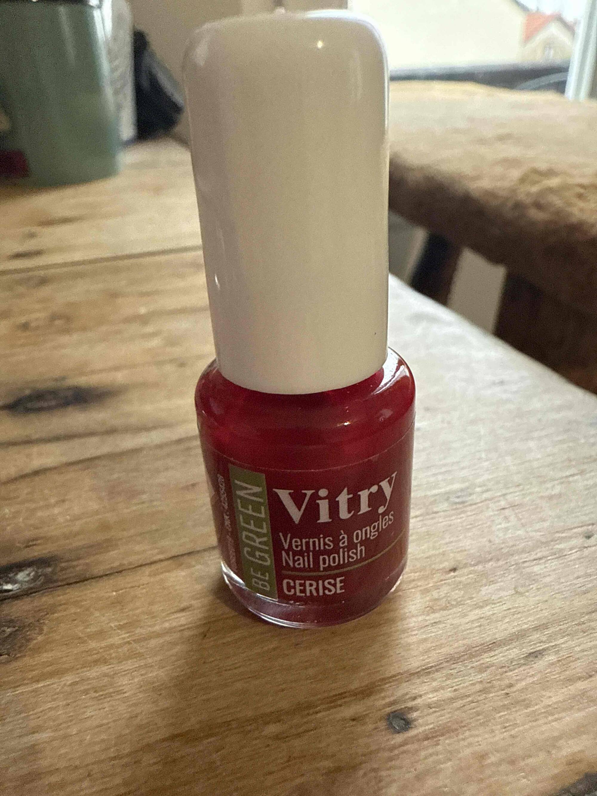 VITRY - Be green - Vernis à ongles cerise