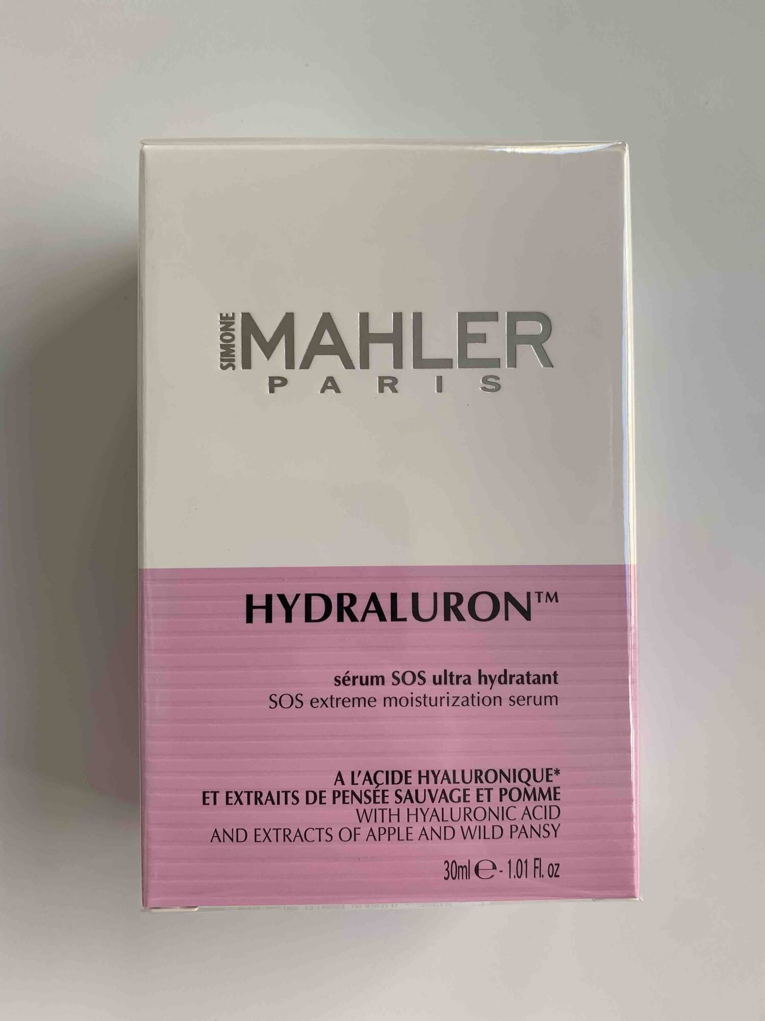 SIMONE MAHLER PARIS - Hydraluron  - Sérum SOS ultra hydratant