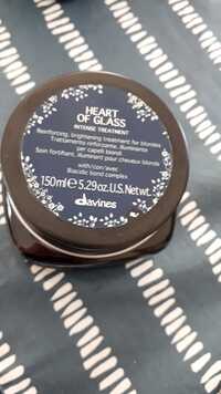 DAVINES - Heart of glass - Soin fortifiant Illuminant pour cheveux blonds