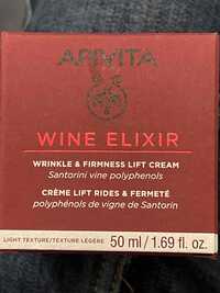 APIVITA - Wine elixir - Crème lift rides et fermeté