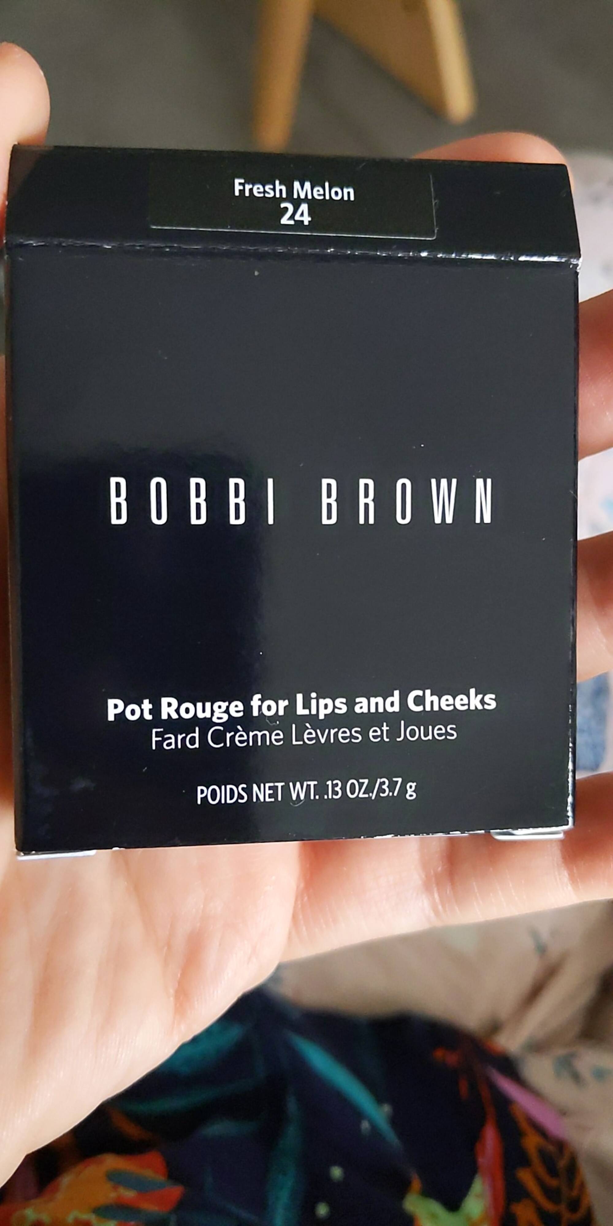 BOBBI BROWN - Fresh Melon 24 - Pot rouges pour lèvres et les joues