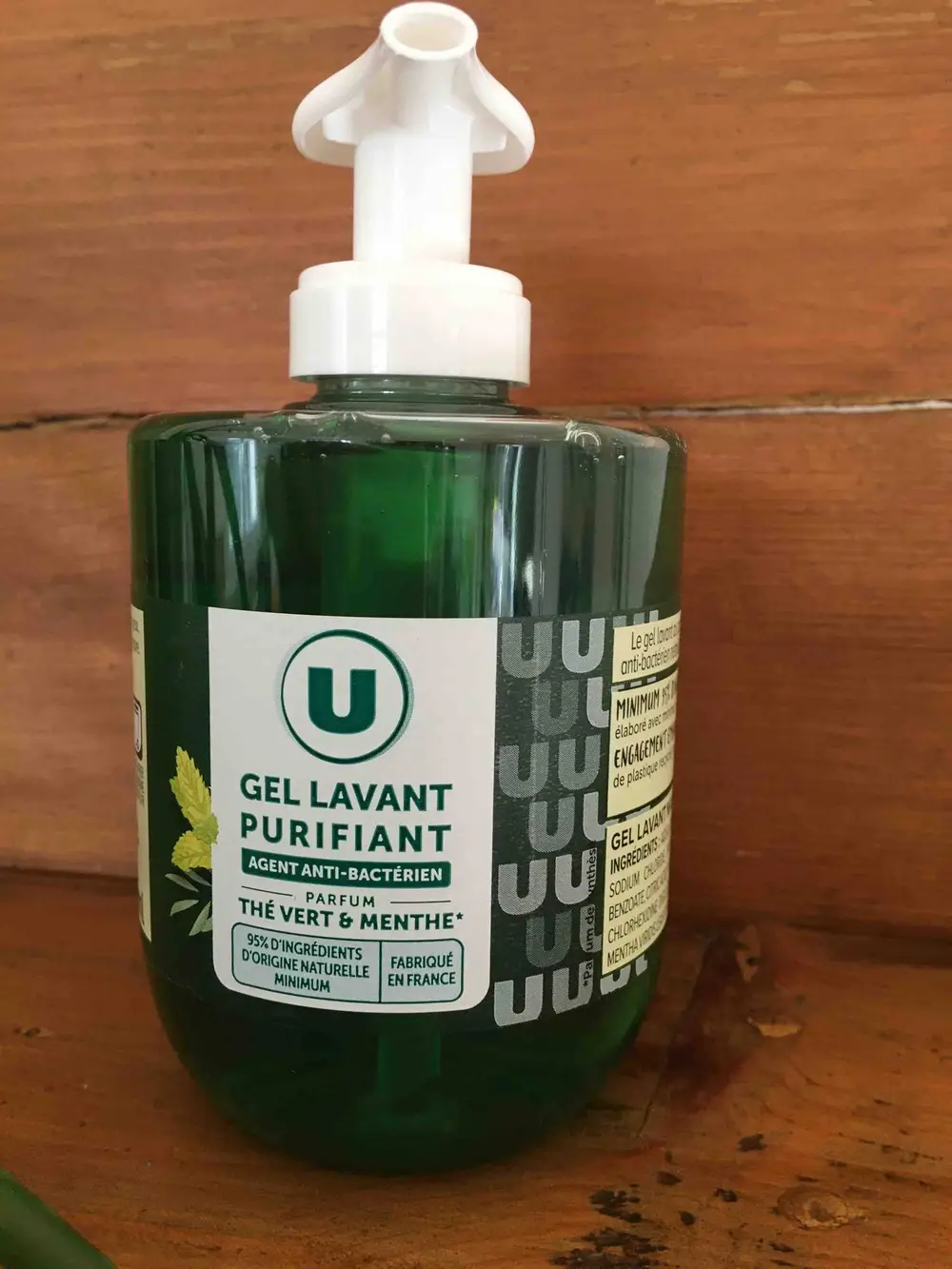 BY U - Gel lavant purifiant parfum thé vert & menthe