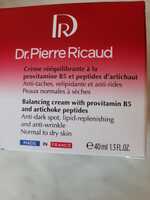 DR PIERRE RICAUD - Creme rééquilibrante à la provitamine B5 et peptides d'artichaut