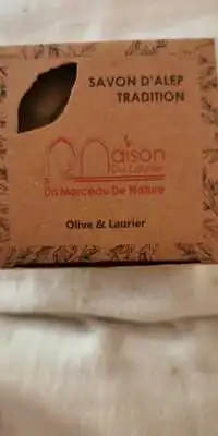 MAISON DU LAURIER - Savon d'Alep tradition olive & laurier
