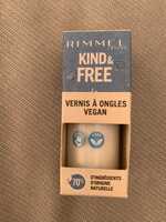 RIMMEL LONDON - Kind & Free - Vernis à ongles vegan