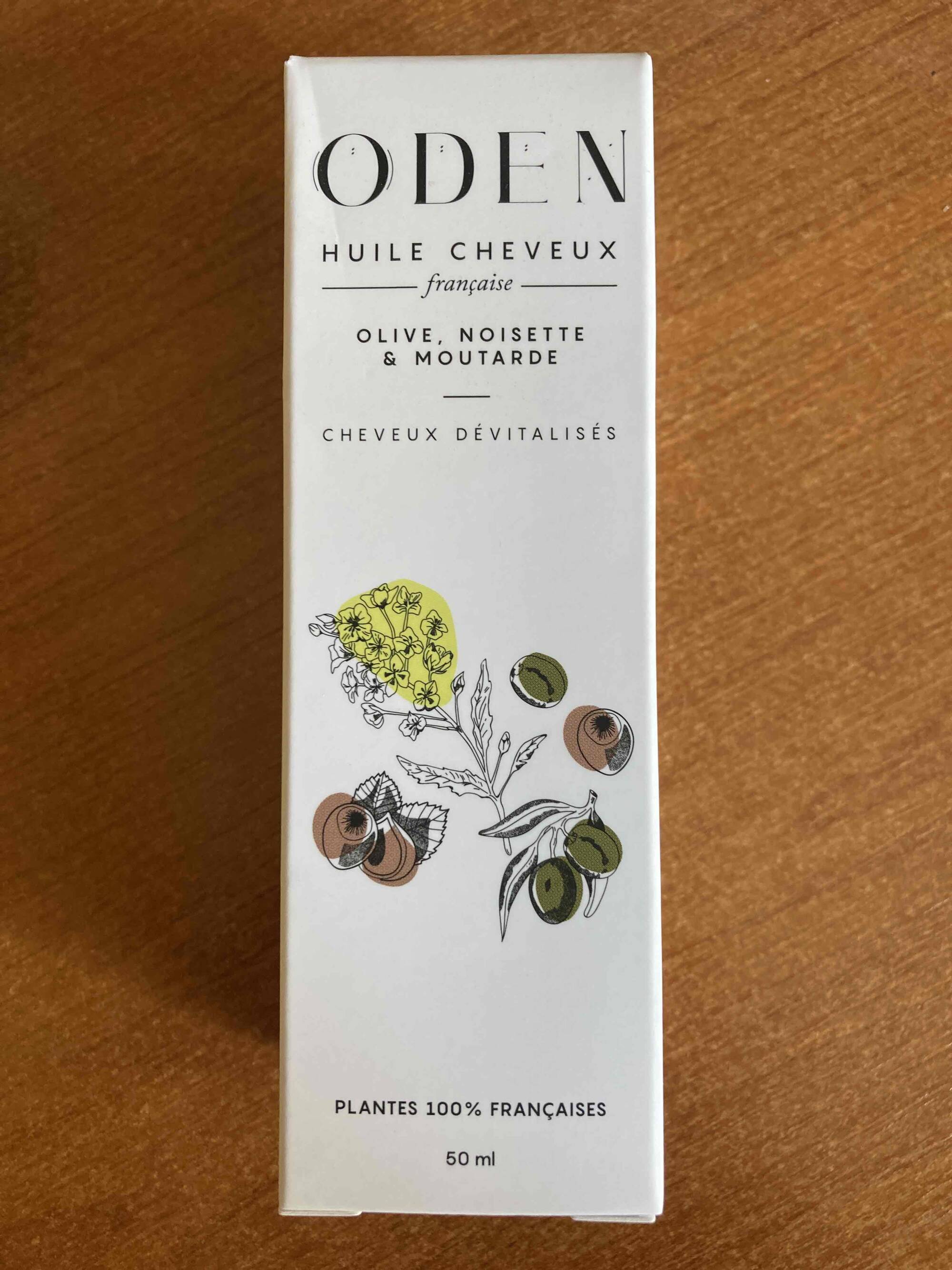 Huile pour Cheveux Oden - A l'olive, amande douce