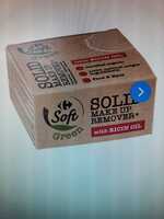 CARREFOUR - Soft green - Solide make up remover with ricin oil