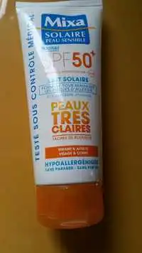 MIXA - Solaire peau sensible - Lait solaire - SPF 50+