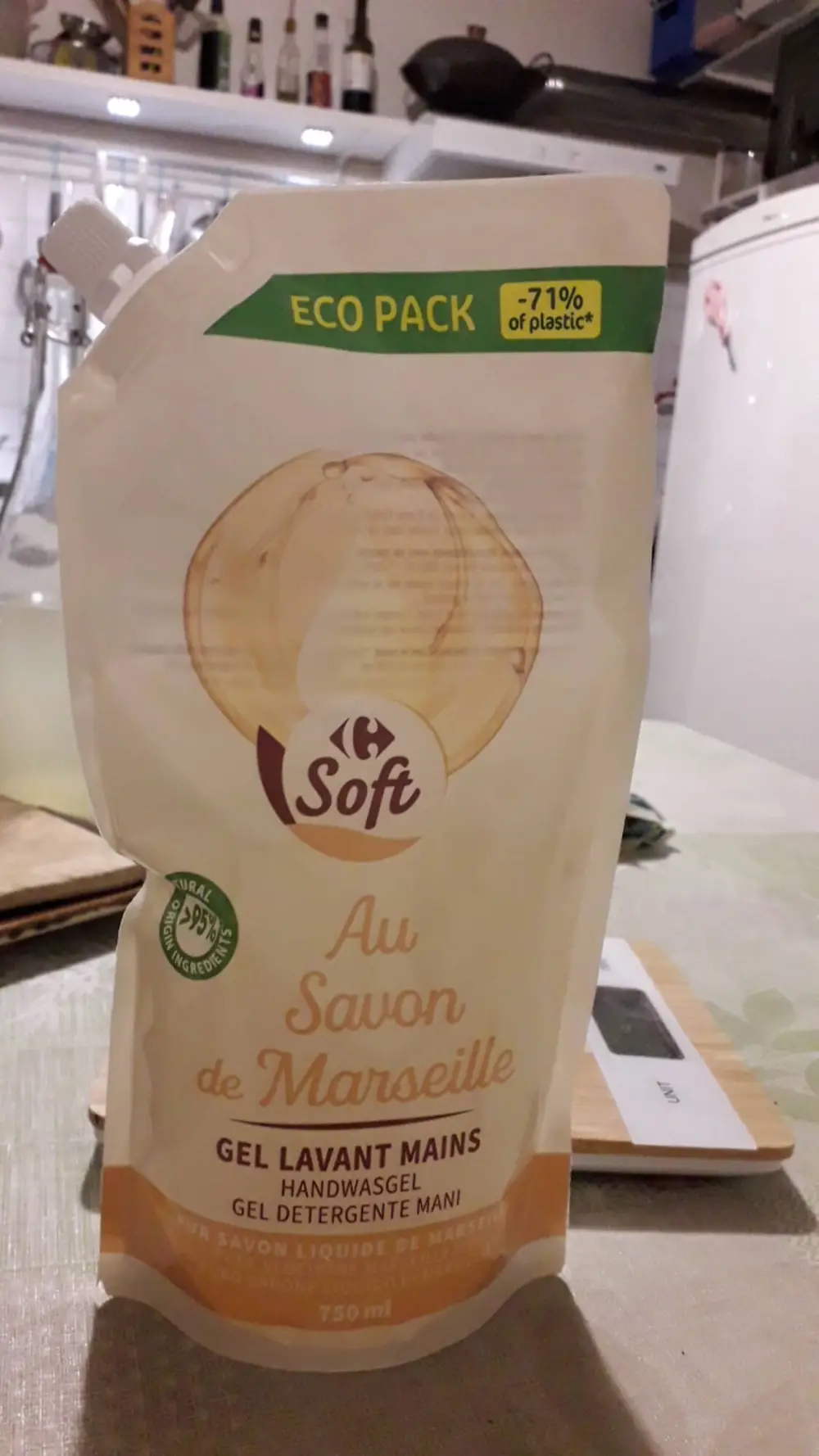 CARREFOUR SOFT - Savon de Marseillet - Gel lavant mains