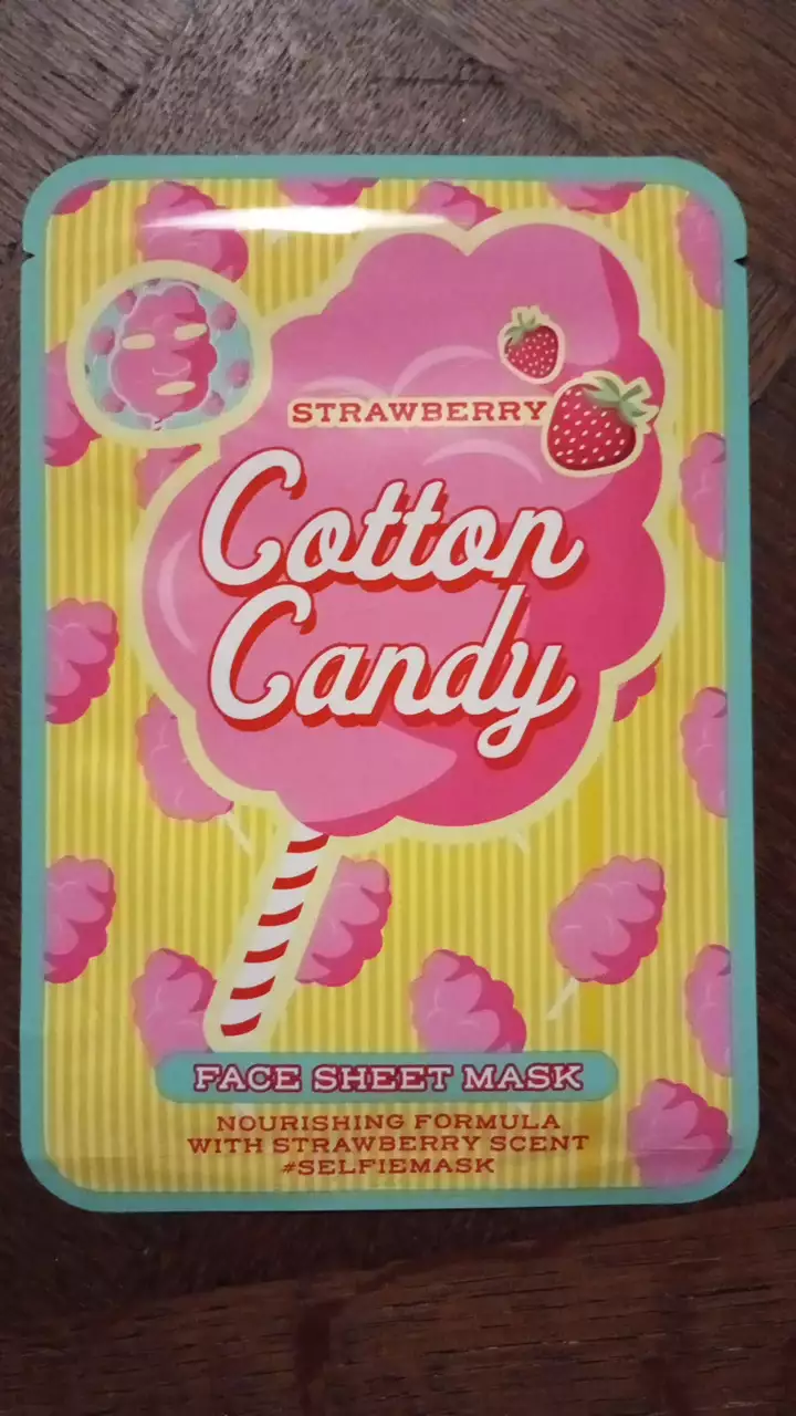 MAXBRANDS - Cotton Candy - Face sheet mask strawberry