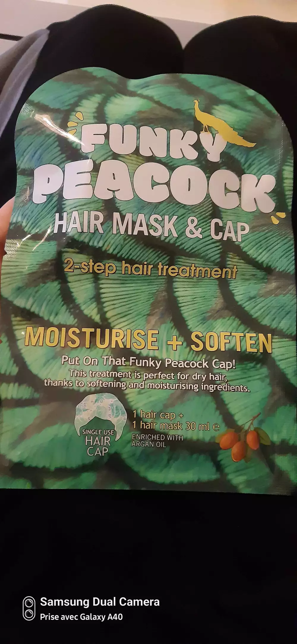 FUNKY - Peacock - haïr mask & cap moisturise + soften