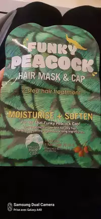 FUNKY - Peacock - haïr mask & cap moisturise + soften