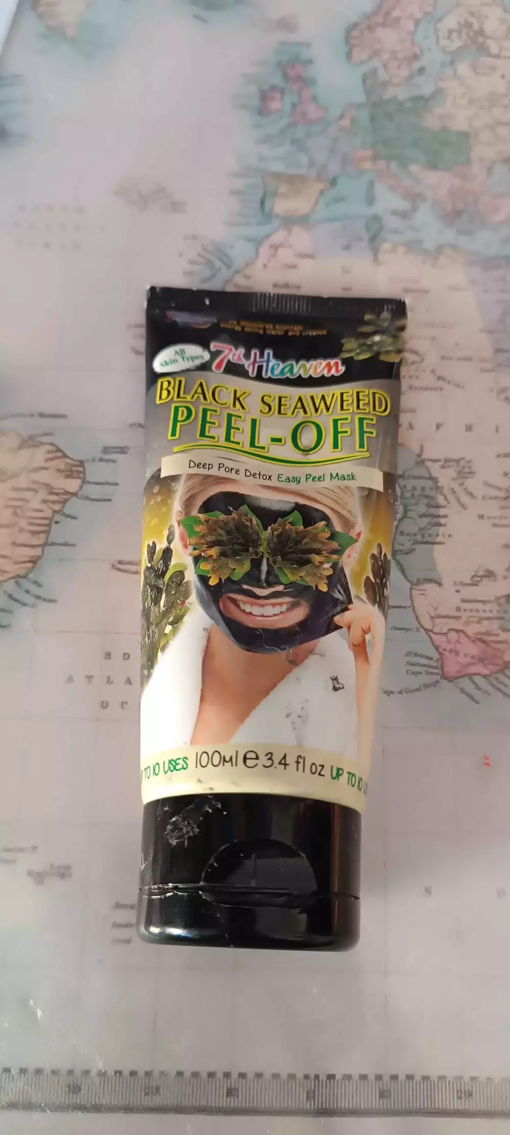 7TH HEAVEN - Black seaweed peel-off - Easy peel mask