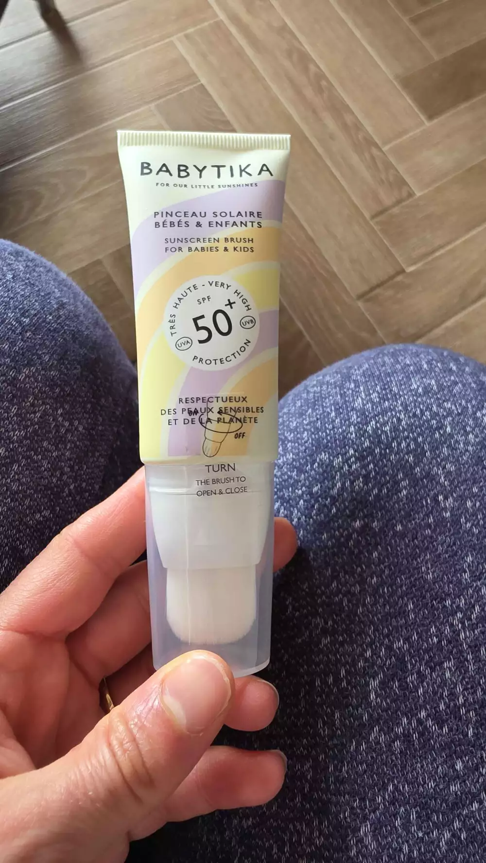 BABYTIKA - Pinceau solaire bébés & enfants SPF 50+