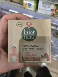 BIO NAÏA - Shampooing douche solide 3 en 1 solide