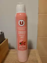 U - Déodorant parfumé hibiscus et fleur de lotus