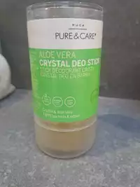 PURE & CARE - Pure & care - Stick déodorant cristal aleo vera