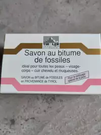 TIROLER STEINÖL - Savon au bitume de fossiles