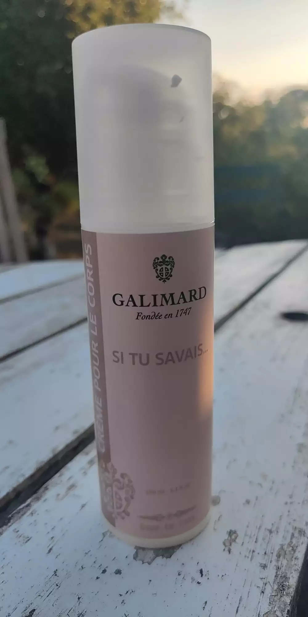 GALIMARD - Si tu savais - Crème pour le corps