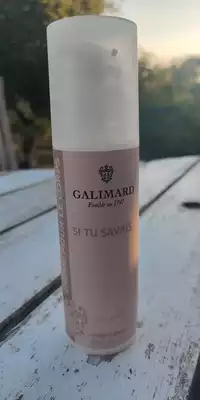 GALIMARD - Si tu savais - Crème pour le corps