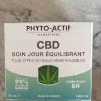 PHYTO-ACTIF - CBD - Soin jour équilibrant