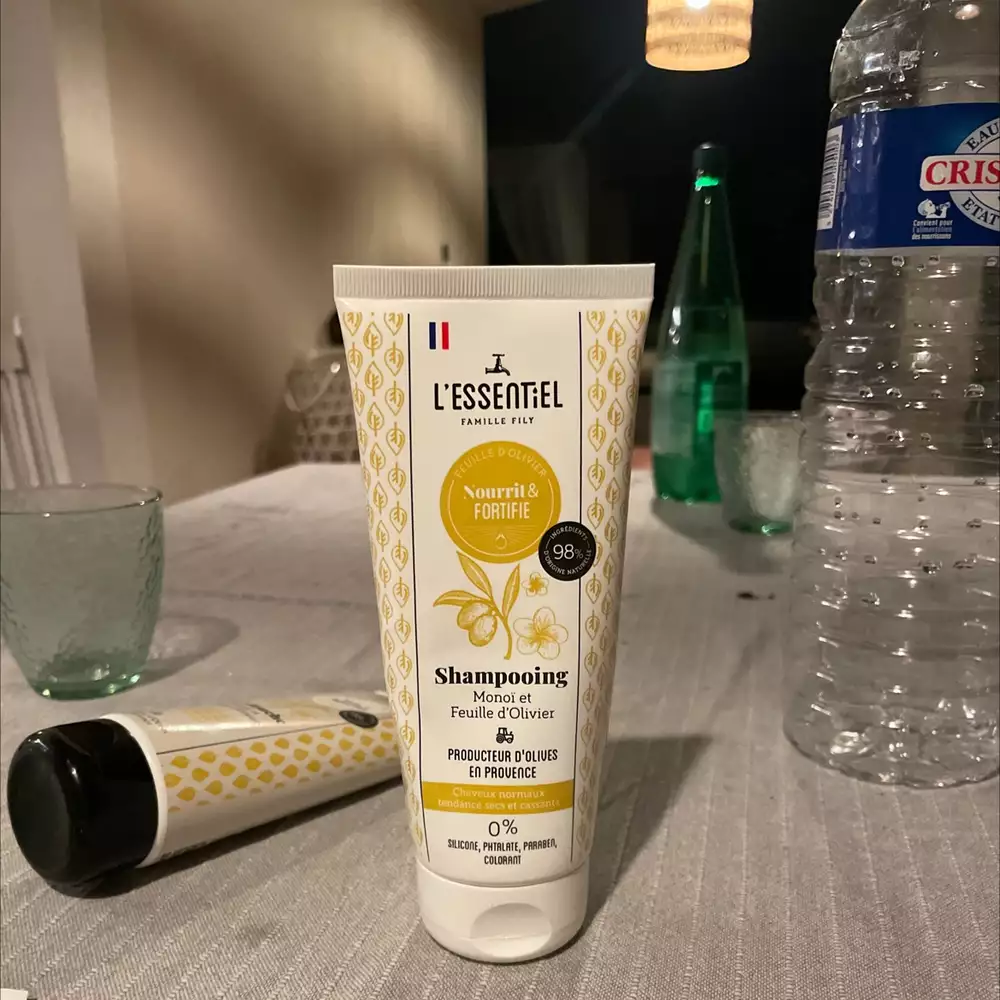 L ESSENTIEL - Shampooing monoï et feuille d'olivier