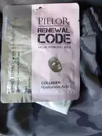 PIELOR - Renewal code - Facial hydrogel mask
