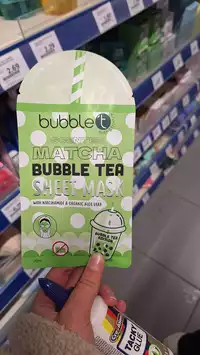 BUBBLE T - Scented matcha - Sheet mask