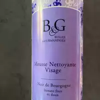 BULLES GOURMANDISES - Noir de Bourgogne - Mousse nettoyante visage