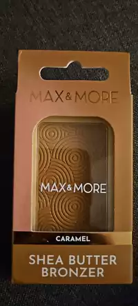 MAX & MORE - Shea butter bronzer caramel